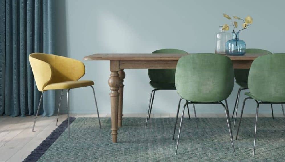 Using rugs is one way to prevent scratches on wooden floors.