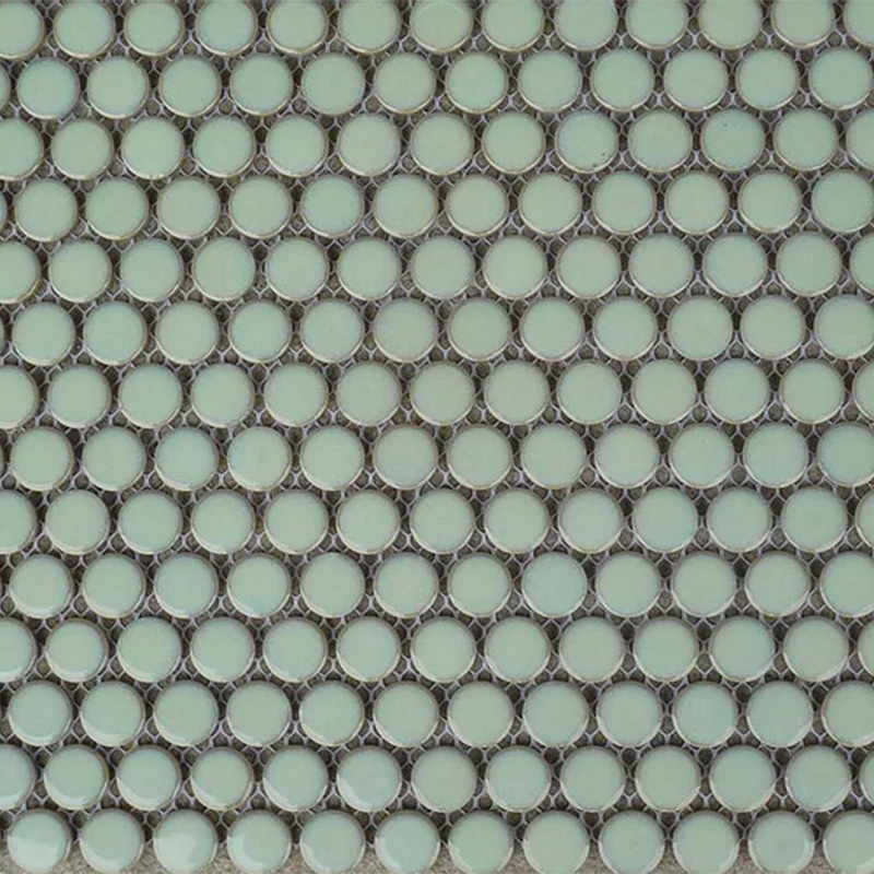 Penny Rounds Tiles Sea Green - Online Flooring Store