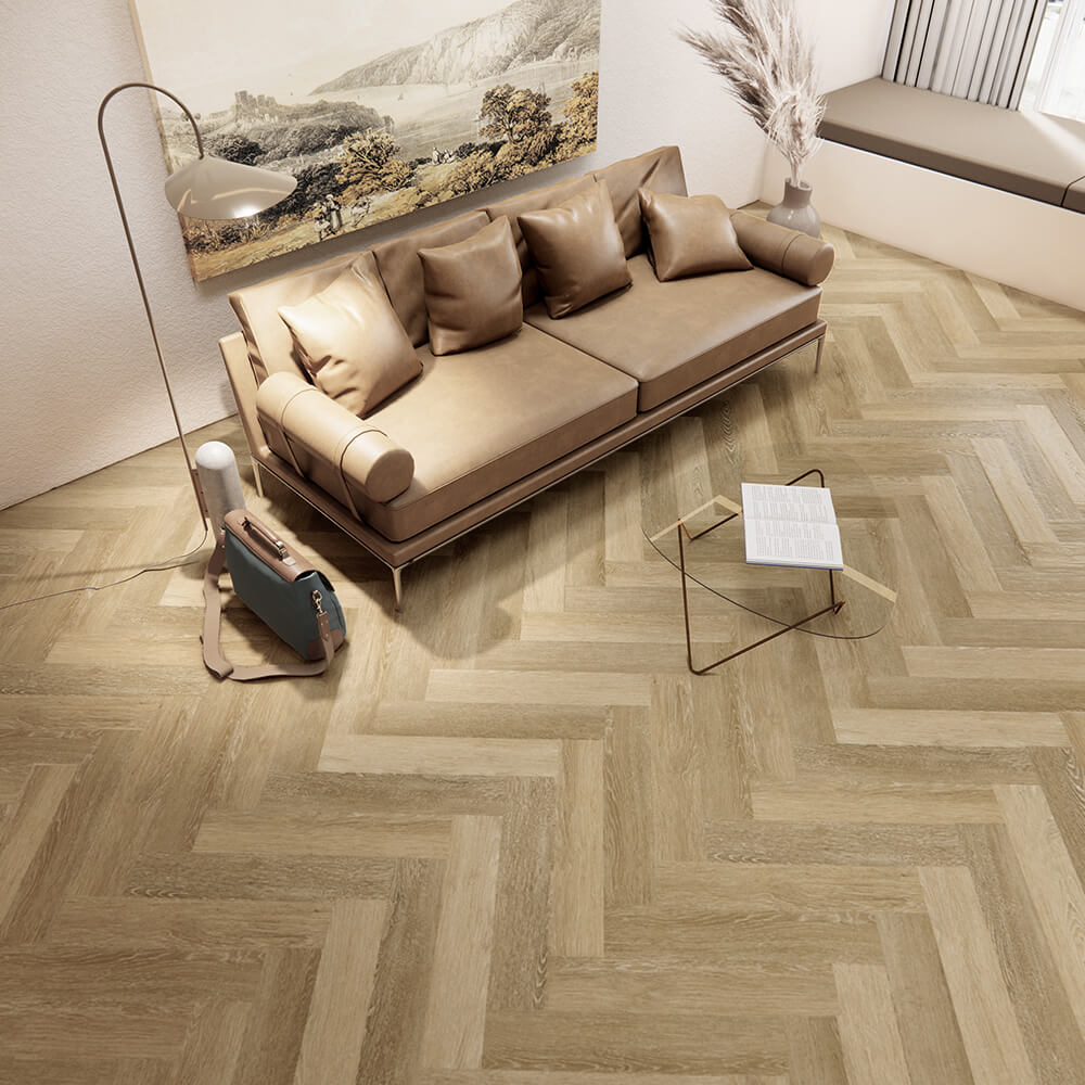 Decoline The Herringbone Hybrid Natural Oak