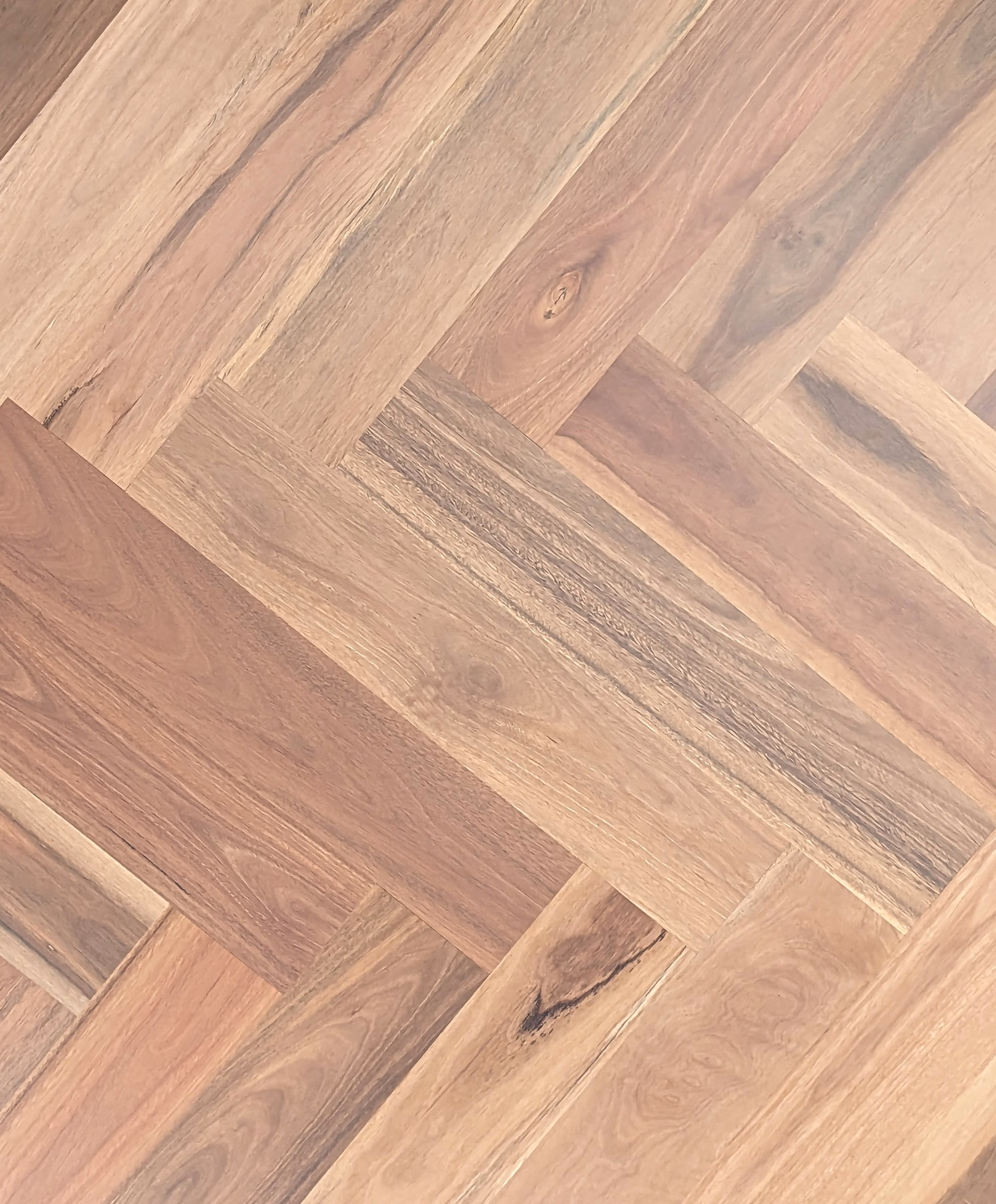 Sunstar Australian Hardwood Naturals Timber Spotted Gum Herringbone - Online Flooring Store