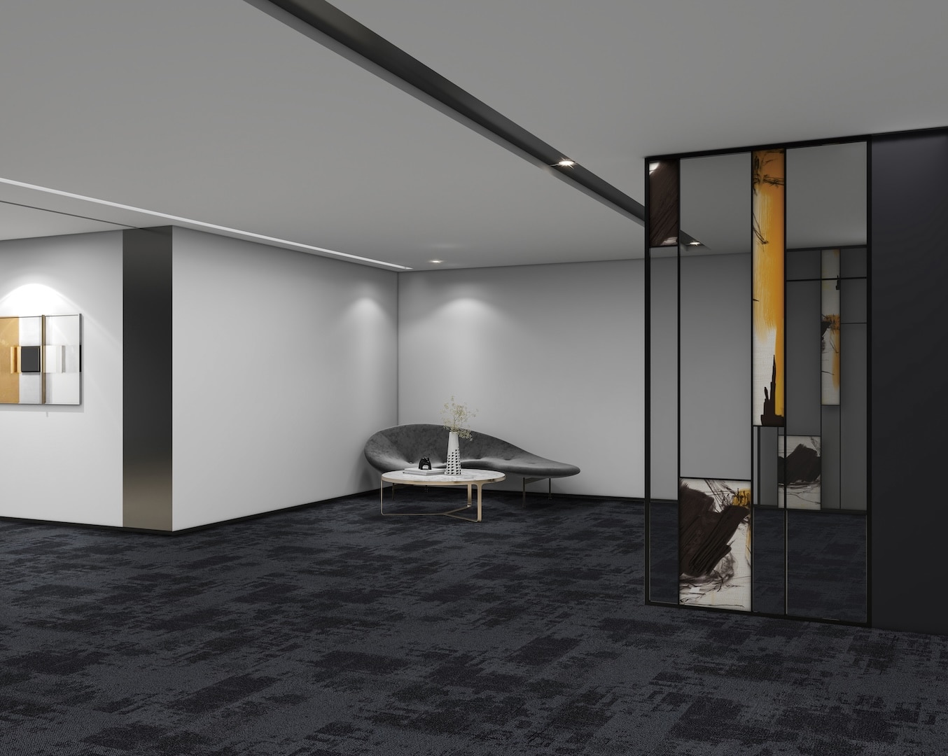 Airlay Geoform Carpet Planks Ebony Glaze - Online Flooring Store