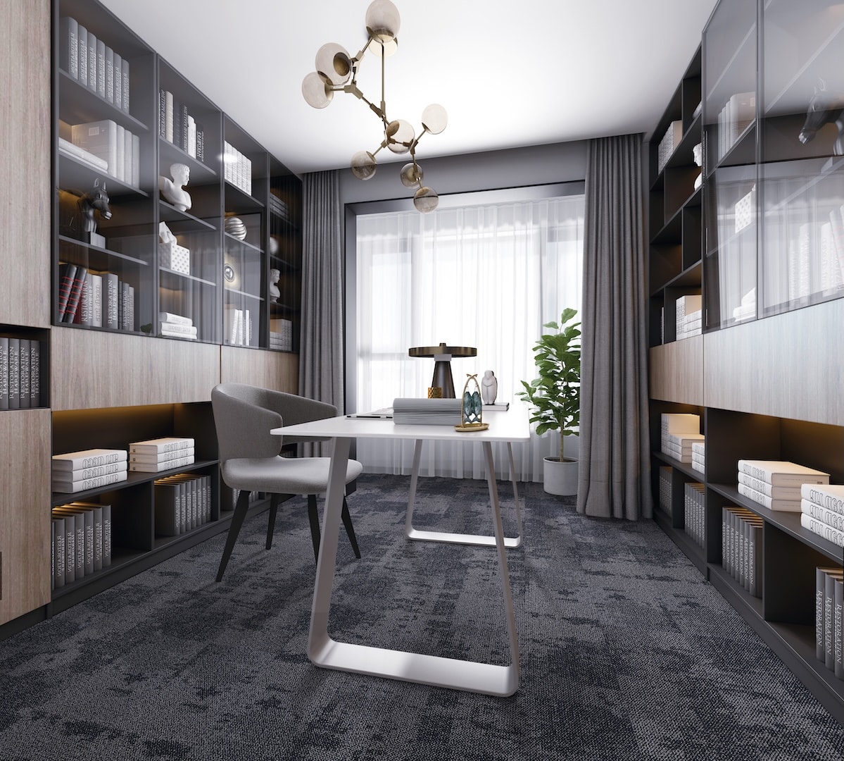 Airlay Geoform Carpet Planks Fog Mist - Online Flooring Store